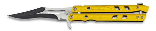 Yellow butterfly knife