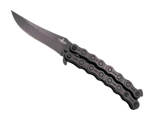 Black butterfly knife 13.5cm