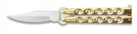 Gold butterfly knife