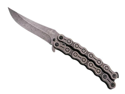 Third chain butterfly knife