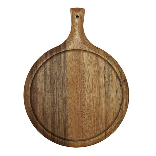 ROUND WOODEN CUTTING BOARD