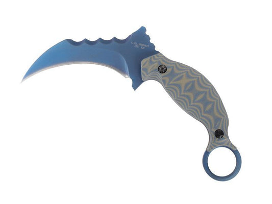 KARAMBIT BROWN AND BLUE