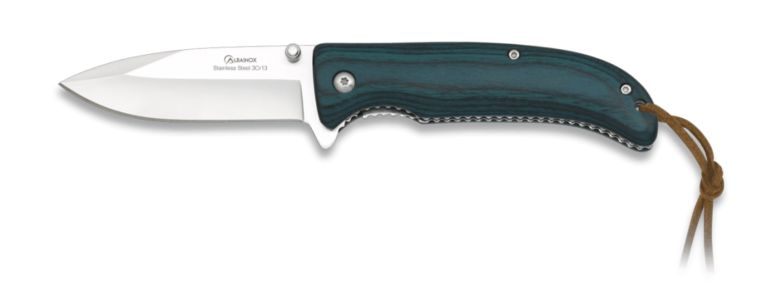 POCKET KNIFE WOODEN HANDLE