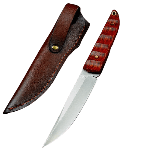 ARTISANAL WOOD FIXED BLADE KNIFE