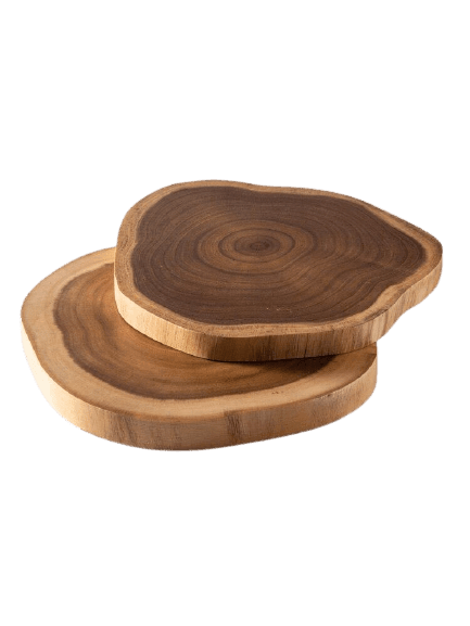 NATURAL ACACIA STUMP CUTTING BOARD